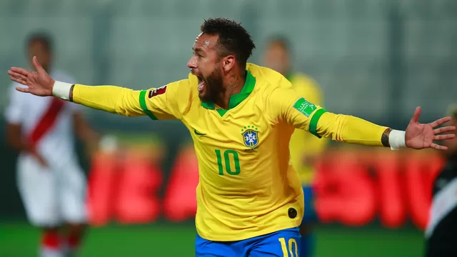 El astro brasileño anotó de penal para la Canarinha. | Foto: AFP