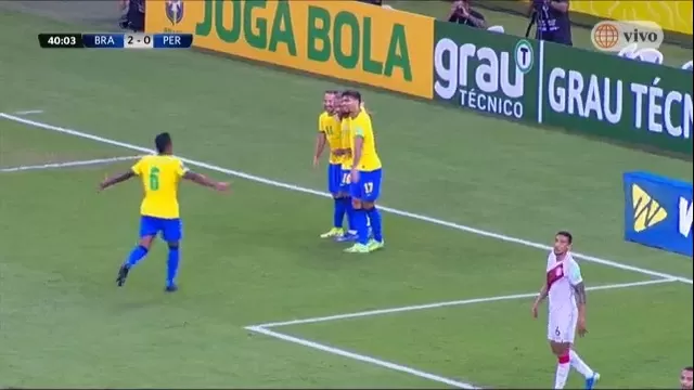 Perú vs. Brasil: Neymar marcó el 2-0 para el Scratch