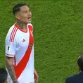 Perú vs. Brasil: Paolo Guerrero y su rabia tras el gol de Marquinhos