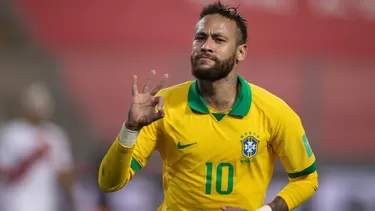 Neymar le anotó un hat-trick a la selección peruana en Lima.| Foto: CBF