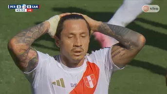 Gianluca Lapadula estuvo cerca de anotar el 1-0 de Perú sobre Canadá tras gran jugada