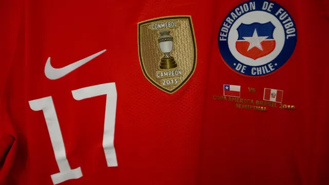 Perú vs. Chile: así luce la bandera peruana en la camiseta de la Roja