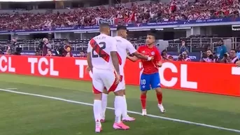 Perú vs. Chile: Callens y Sánchez tuvieron conato de bronca