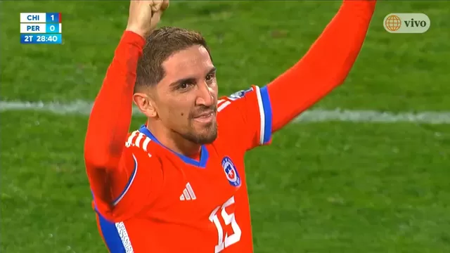 Perú vs. Chile: Diego Valdés marcó el primer gol para &#39;La Roja&#39;