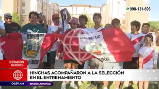 Perú vs. Chile: Hinchas acompañaron a la selección en su entrenamiento