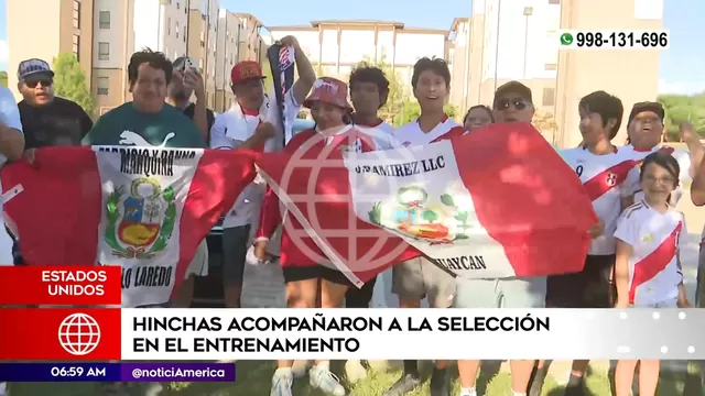 El aliento blanquirrojo se hizo sentir en la Universidad de Dallas, donde la Blanquirroja entrenó / Video: América Deportes