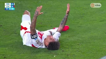 Perú vs Chile: Paolo Guerrero falló increíble gol frente al arco