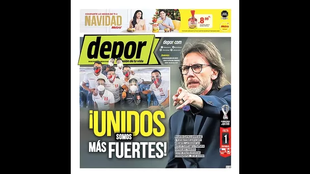 Perú visita este viernes a Chile en Santiago por las Eliminatorias a Qatar 2022.