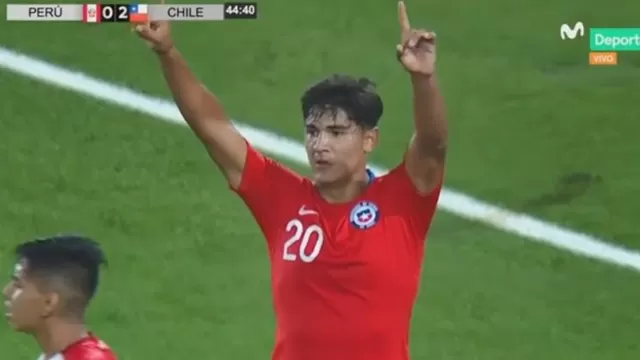 Perú vs. Chile: Rojas colocó el 3-0 y enmudeció el estadio de San Marcos