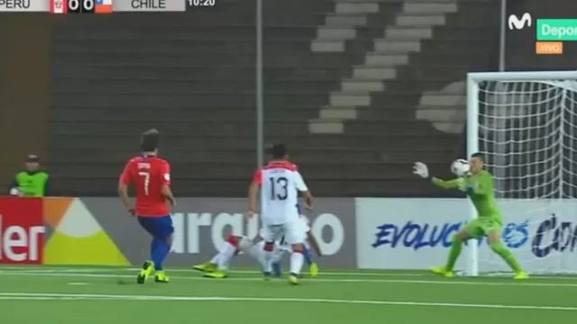 Perú vs. Chile: Sandi evitó con la cara gol chileno en San Marcos