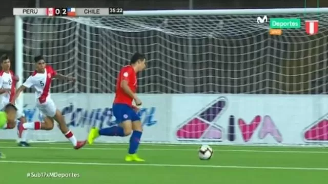 Perú vs. Chile: Tapia puso el 2-0 para los chilenos en el partido