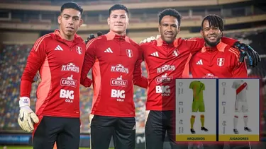 Se confirmó el uniforme de la selección peruana para enfrentar a Chile por Eliminatorias 2026. | Composición AD