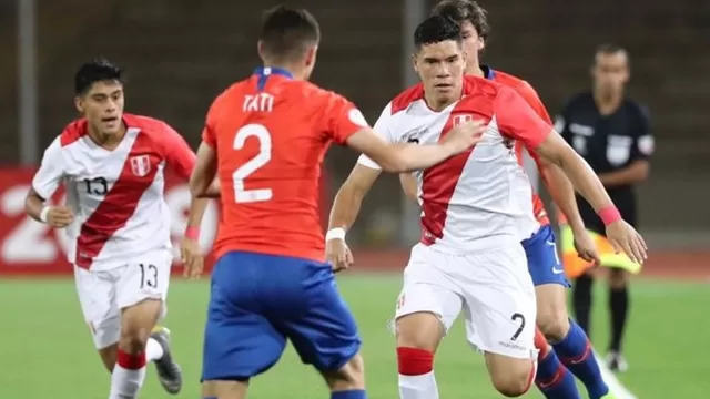 Perú cayó 3-2 ante Chile por el hexagonal final del Sudamericano Sub 17