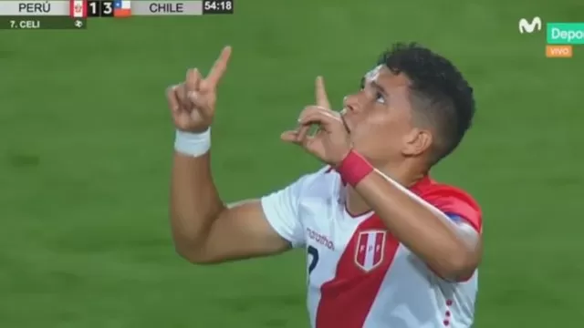 Perú vs. Chile: Yuriel Celi marcó el descuento para la &#39;Blanquirroja&#39;