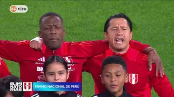 Perú vs. Colombia: Así retumbó el Himno Nacional