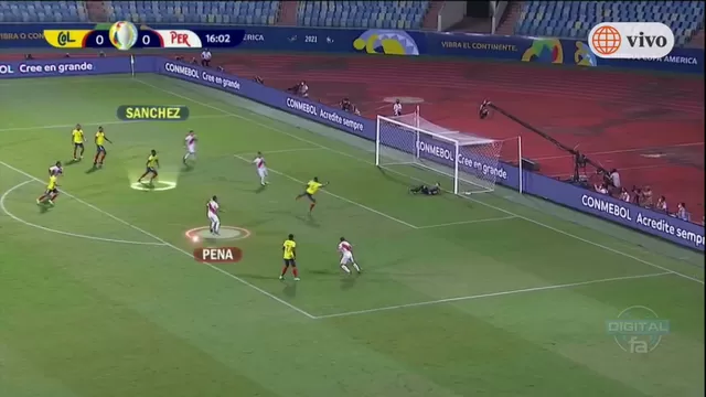 Perú vs. Colombia: El gol de Sergio Peña analizado por el Digital FA