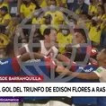 Perú vs. Colombia: El gol del triunfo de Edison Flores a ras de cancha