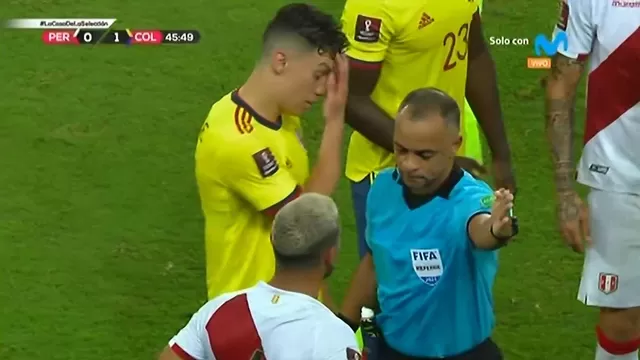 Perú vs. Colombia: Miguel Trauco fue expulsado por doble amarilla