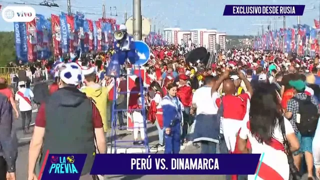 Perú vs. Dinamarca: así fue la divertida Previa de Orderique en Saransk