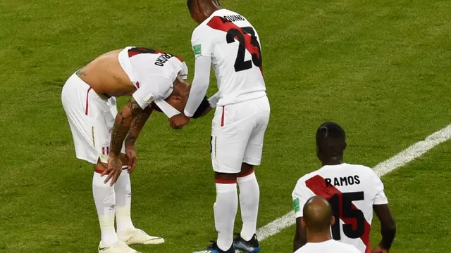 Perú vs. Dinamarca: el desconsuelo de Cueva, Guerrero y Carrillo tras la derrota