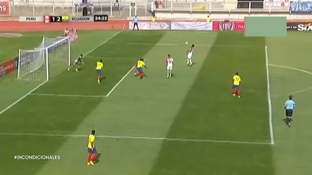 Perú vs. Ecuador: golazo de Oslimg Mora para el descuento de la &#39;Bicolor&#39;