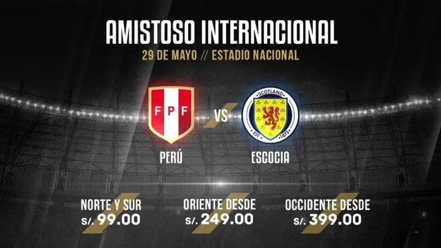 Perú vs. Escocia: hoy comienza la inscripción para sorteo de venta entradas