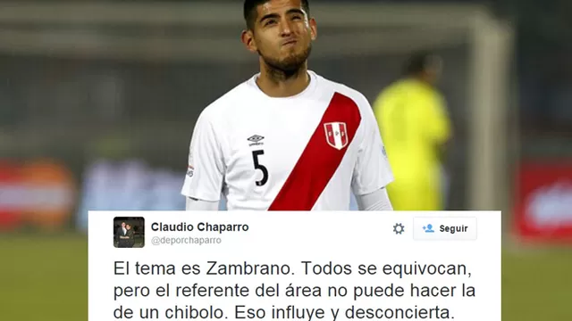 Perú vs. Estados Unidos: Carlos Zambrano es criticado por los hinchas-foto-3