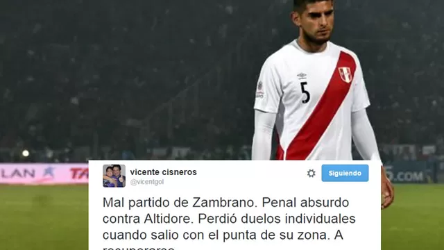 Perú vs. Estados Unidos: Carlos Zambrano es criticado por los hinchas-foto-4