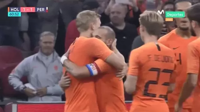 Perú vs. Holanda: así fue la despedida de Wesley Sneijder de su selección
