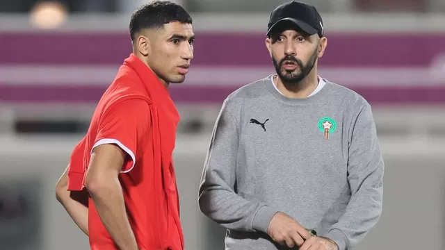 Perú vs. Marruecos: Walid Regragui anunció que Hakimi y Ounahi no jugarán
