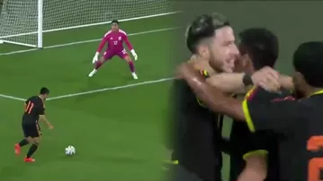 ¡GOL DE PERÚ! Jairo Vélez definió con calidad y colocó el 1-0 sobre México