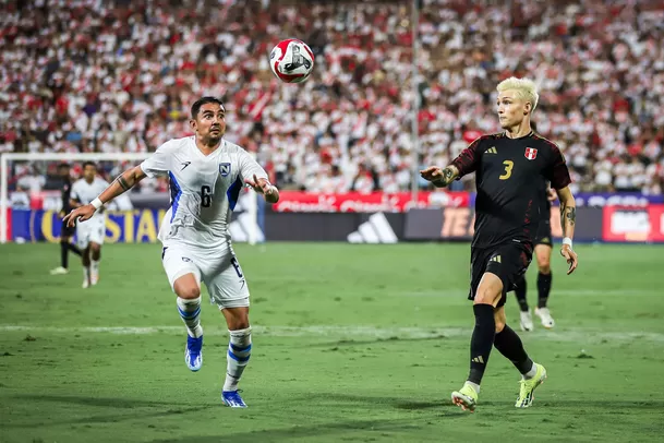 Oliver Sonne jugó su primer partido con la selección peruana. | Foto: La Bicolor.