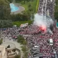 Perú vs. Paraguay: La &#39;Bicolor&#39; llegó al Nacional en medio de una marea blanquirroja