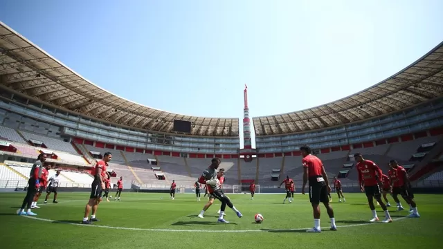 Perú vs. Paraguay: La Blanquirroja entrenó en el Estadio Nacional