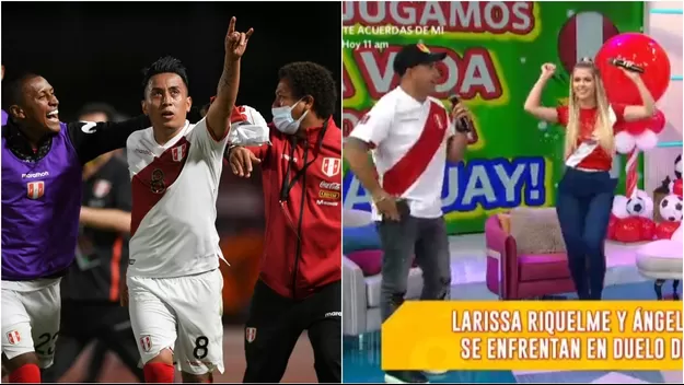 Christian Cueva le envió un saludo a Brunella Horna desde la concentración de Perú