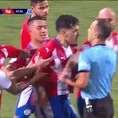 Perú vs. Paraguay: Gómez vio la tarjeta roja y casi le pegar al árbitro