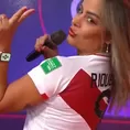 Larissa Riquelme se puso la blanquirroja y espera el triunfo de Perú