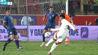 Marcos López casi anota el primer gol de Perú en amistoso contra Paraguay / América TV
