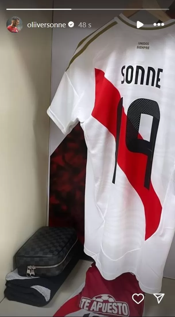 Oliver Sonne utilizará la camiseta número 3 ante República Dominicana. | Foto: IG