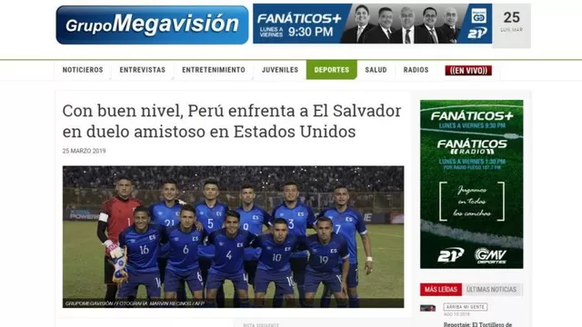 Perú y El Salvador se miden este martes en el RFK Stadium en Washington. | Foto: El Salvador Times-foto-3