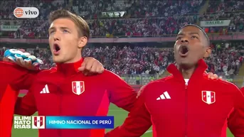 Perú vs. Uruguay: Así se escuchó el Himno Nacional