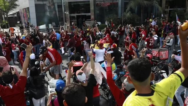 Perú vs. Venezuela: Hinchas de la Vinotinto toman San Isidro a la espera de su selección