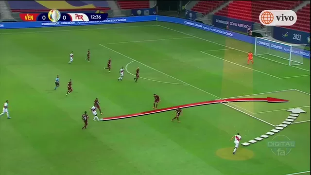 Perú vs. Venezuela: El increíble gol que falló Yotún analizado por el &#39;Digital FA&#39;