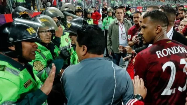 Perú vs. Venezuela: ¿Qué pasó entre los jugadores de la Vinotinto y la Policía?