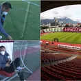 Perú vs. Venezuela: Vladimir Vicentelo pisó la cancha del Estadio Olímpico de la UCV