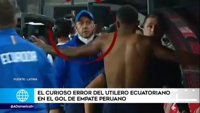 ¿Quién es el utilero ecuatoriano que se olvidó una camiseta y permitió el gol de Édison Flores?