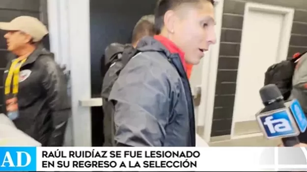 Raúl Ruidíaz detalló en qué zona sufrió lesión: Esperemos no sea nada grave