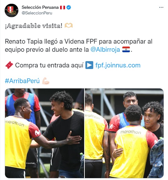 Twitter: Selección Peruana