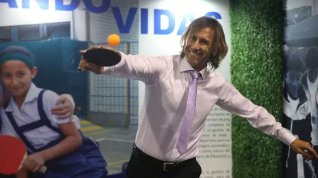 Ricardo Gareca: así se divirtió el DT jugando ping-pong en la CADE 2016