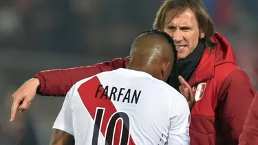 Gareca habl&amp;oacute; de Farf&amp;aacute;n en conferencia en la Videna (Foto: AFP)